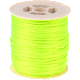 50m Cordão de Cetim 1mm : luz verde