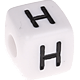 russe cubes de lettres en plastique – au choix : H