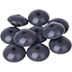 30 perles lentilles 18/9mm : gris