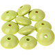 30 Distanziatori piatti 18/9 mm : limone