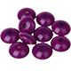30 плоских бусин 18 / 9мм : фиолетовый фиолетовый
