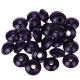 60 koralików z oczkiem 10/5 mm : ciemny fiolet