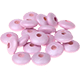 6 Schijfkralen 14/7mm : paarlemoer roze