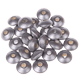 60 koralików z oczkiem 10/5 mm : srebrny