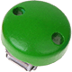 Pacifier clips, plain – Ø 30 mm : green
