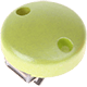 Mini-Clipse, unifarben – Ø 30 mm : perlmutt - lemon