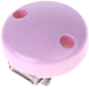 Mini-Clipse, unifarben – Ø 30 mm : perlmutt - rosa