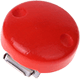 Pacifier clips, plain – Ø 30 mm : red