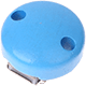 Clip semplice Ø 30mm : azzurra