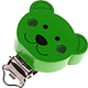 Clip con forma de Oso : verde