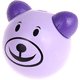 motif bead – bear, 3D : lilac