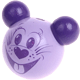 Figura con motivo Ratón 3D : lila