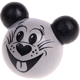 Figura con motivo Ratón 3D : gris claro - negro