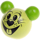 Perles avec motifs – souris 3D : citron