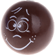 Perlina sagomata “Principe 3D” : marrone