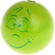 Motivpärla – Prins 3D : gulgrön