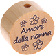 Koraliki z motywem "Amore della nonna" : naturalny
