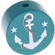 motif bead – anchor : turquoise