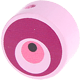 motif bead – eye of nazar : pastel pink