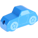 Motivpärla – bil : mellanblå