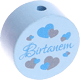 Perles avec motif « Birtanem » : bleu bébé