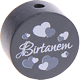 motif bead – "Birtanem" : grey