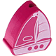 Kraal met motief Boot : donker roze