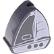 Perlina sagomata “Barca” : grigio