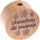 Motivperle – "chouchou/chouchoutte de mamie" (Französisch) : natur