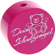 Figura con motivo "Dein Schutzengel" : rosa oscuro