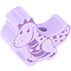 motif bead – dinosaur : lilac