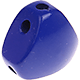 Perles avec motifs en forme de triangle : bleu foncé