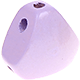 Perles avec motifs en forme de triangle : lilas