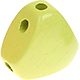 Motivpärla – triangulär kropp : lemon