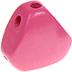 triangular body-shaped bead : pink
