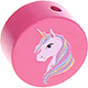 Perlina con motivo “Unicorno” : rosa