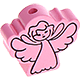 Perlina sagomata “Angioletto” : rosa bambino