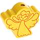 Perlina sagomata “Angioletto” : giallo