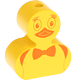 Perles avec motifs – canard : jaune