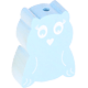 motif bead – owl : baby blue