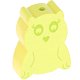 motif bead – owl : lemon