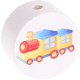 motif bead – vehicles : wooden locomotive