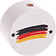 Motivpärla – flagga : Tyskland