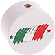 motif bead – flag : Italy