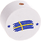 Korálek s motivem – vlajka : Švédsko