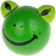 Perlina sagomata “Rana 3D” : verde