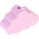 Motivpärla – cloud : rosa