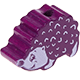 motif bead – hedgehog : purple