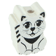 motif bead – cat : white