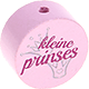 Perles avec motif « Kleine prinses » : rose
